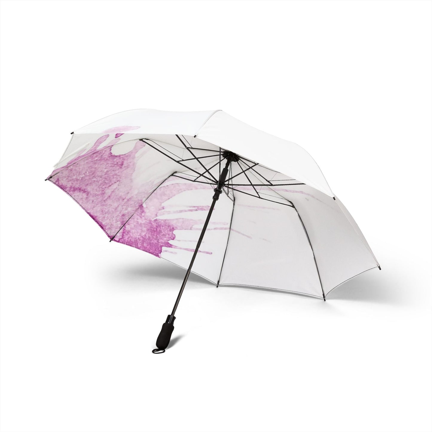 Watercolour Pink Splash - Windproof Umbrella