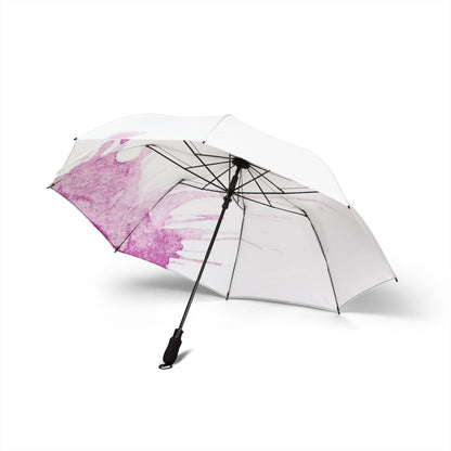 Watercolour Pink Splash - Windproof Umbrella
