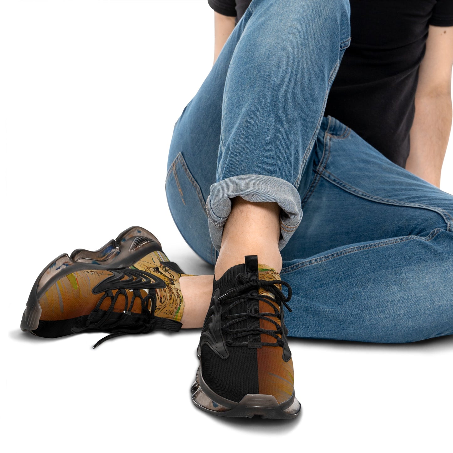 Half Black Half Gāolàng - Mens Street Sneakers