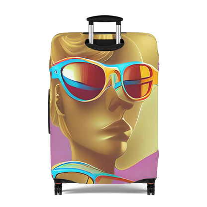 Retro Cool Pink – Protective Suitcase Cover