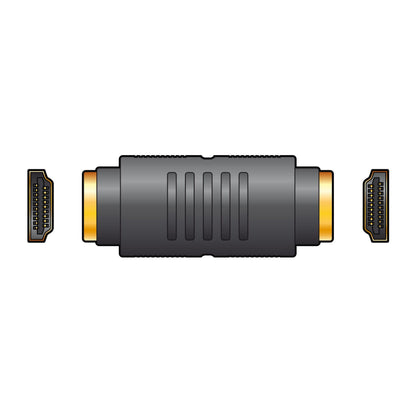 AV:Link 4K UHD HDMI Coupler Adapter Female Socket to Socket, Gold Plated