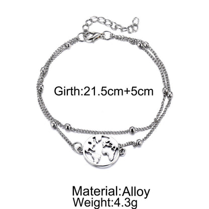 Three-Piece Anklet Set