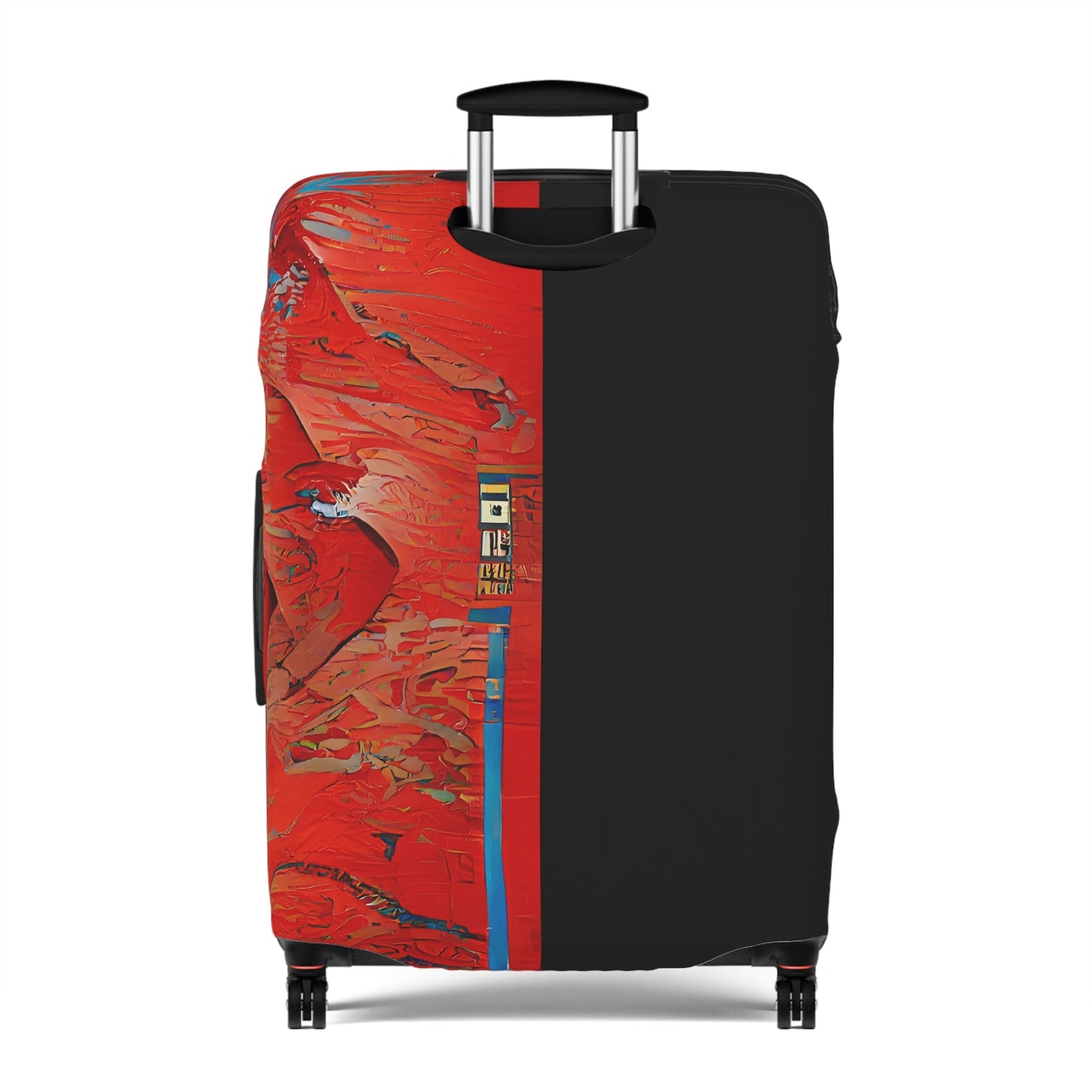 Half Black Half Hónghǎi – Protective Suitcase Cover