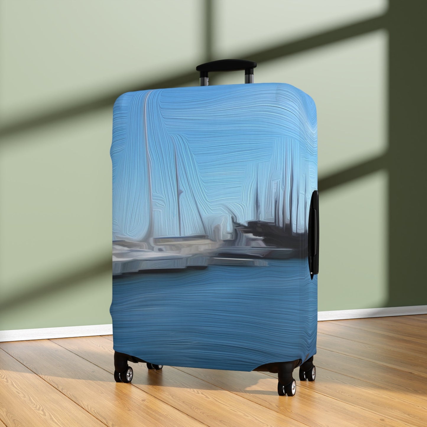 The Sleeping Yachts (at Morning) – Protective Suitcase Cover