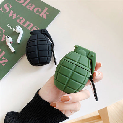 Hand Grenade Silicone Protective Case for AirPods