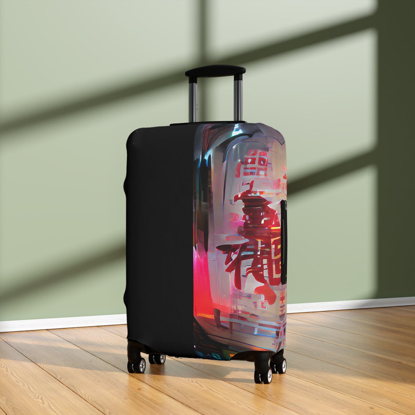 Half Black Half Báijiǔ – Protective Suitcase Cover