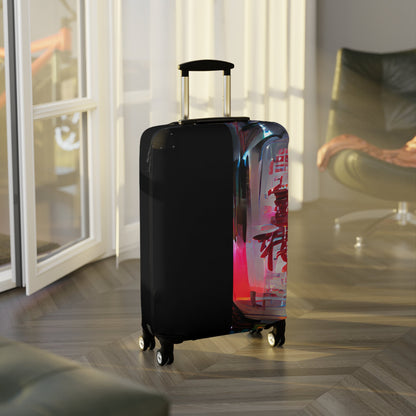 Half Black Half Báijiǔ – Protective Suitcase Cover