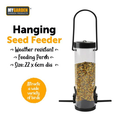 Durable Garden Hanging Bird Seed Feeder Attract Birds Easily