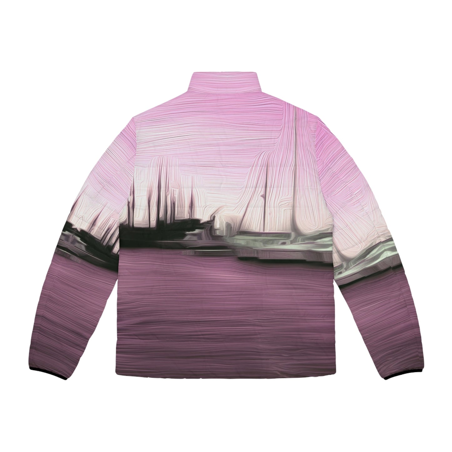 The Sleeping Yachts (at Evening) - Mens Puffer Jacket