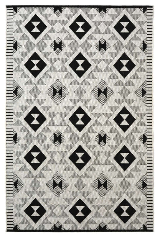 County Geo Chequer Indoor/Outdoor Rug | 11182A