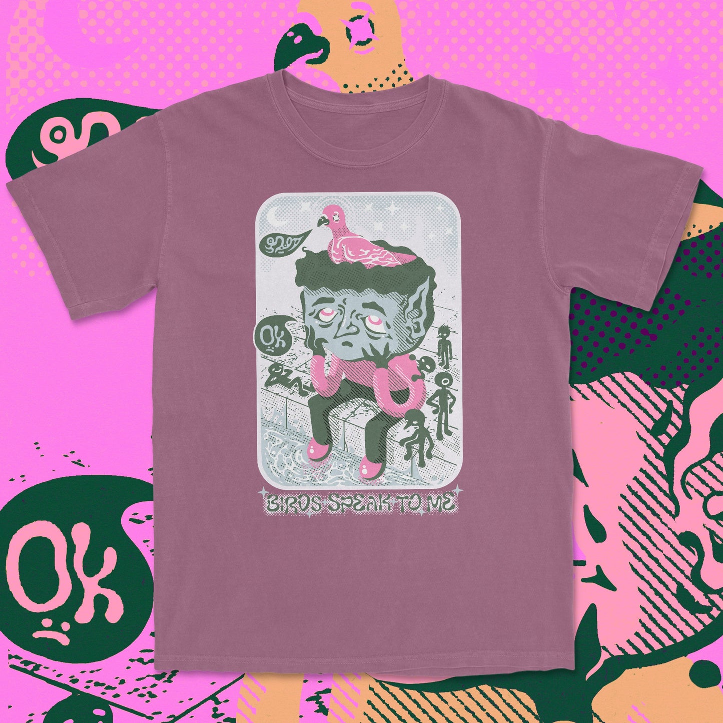 birds speak to me - t-shirt