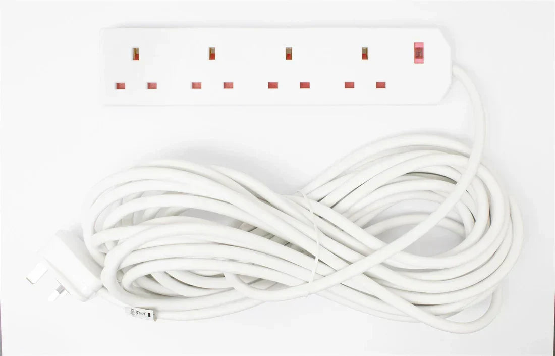 10m 4 Gang Extension Lead for Multiple Devices