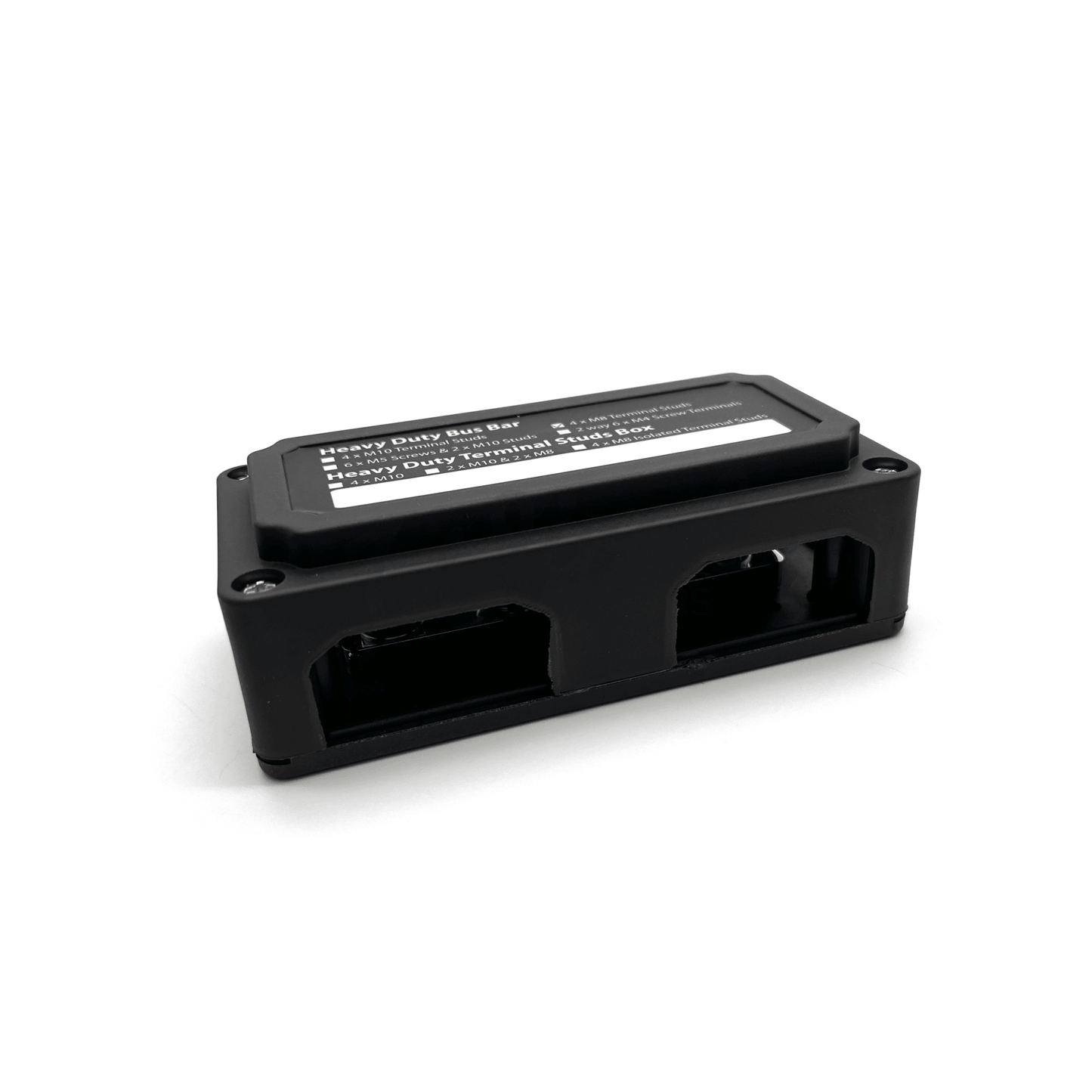 12V 300A AMP Heavy Duty DC Power Distribution Negative Bus Bar - 4 X M8 Terminals
