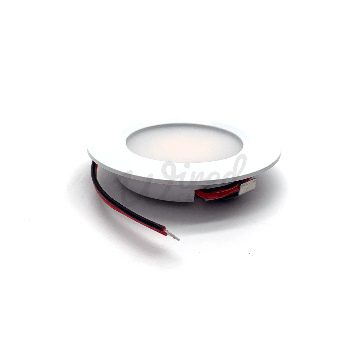 12V DC (10V-30V) Warm White LED SMD Ceiling Lights - White Surround