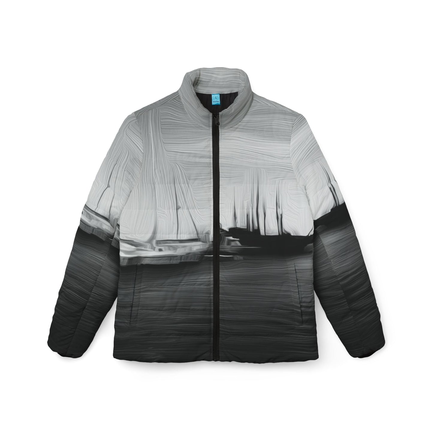The Sleeping Yachts (at Night) - Womens Puffer Jacket