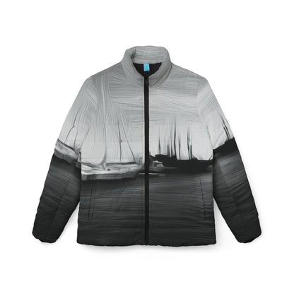 The Sleeping Yachts (at Night) - Womens Puffer Jacket