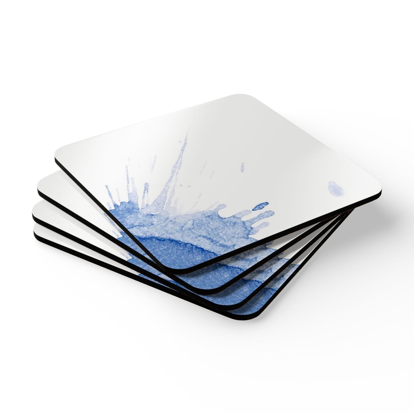 Watercolour Blue Splash - Coaster Set
