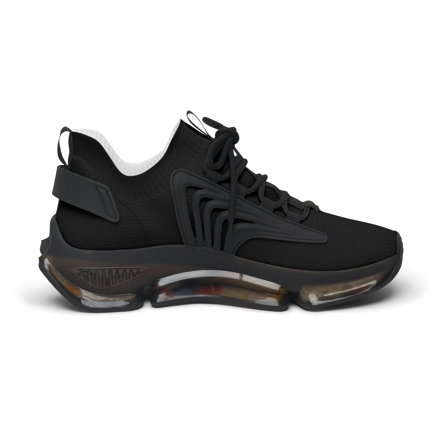 iSAW Womens Black Street Sneakers