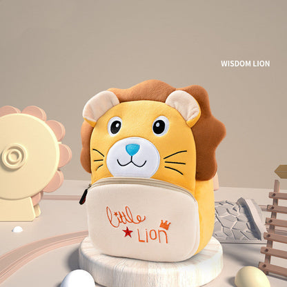 Cute Plush Animal Kindergarten Backpacks