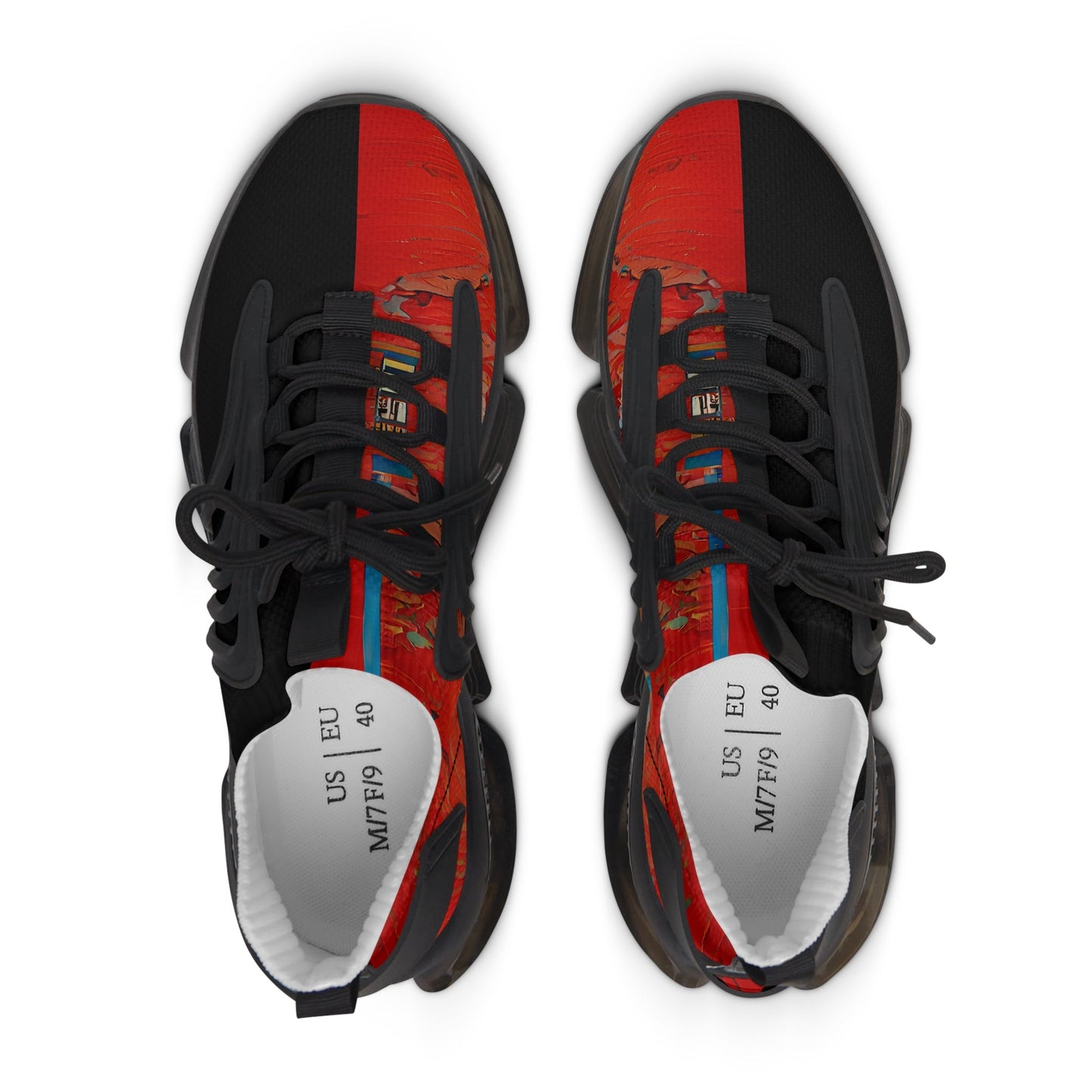 Half Black Half Hónghǎi - Womens Street Sneakers