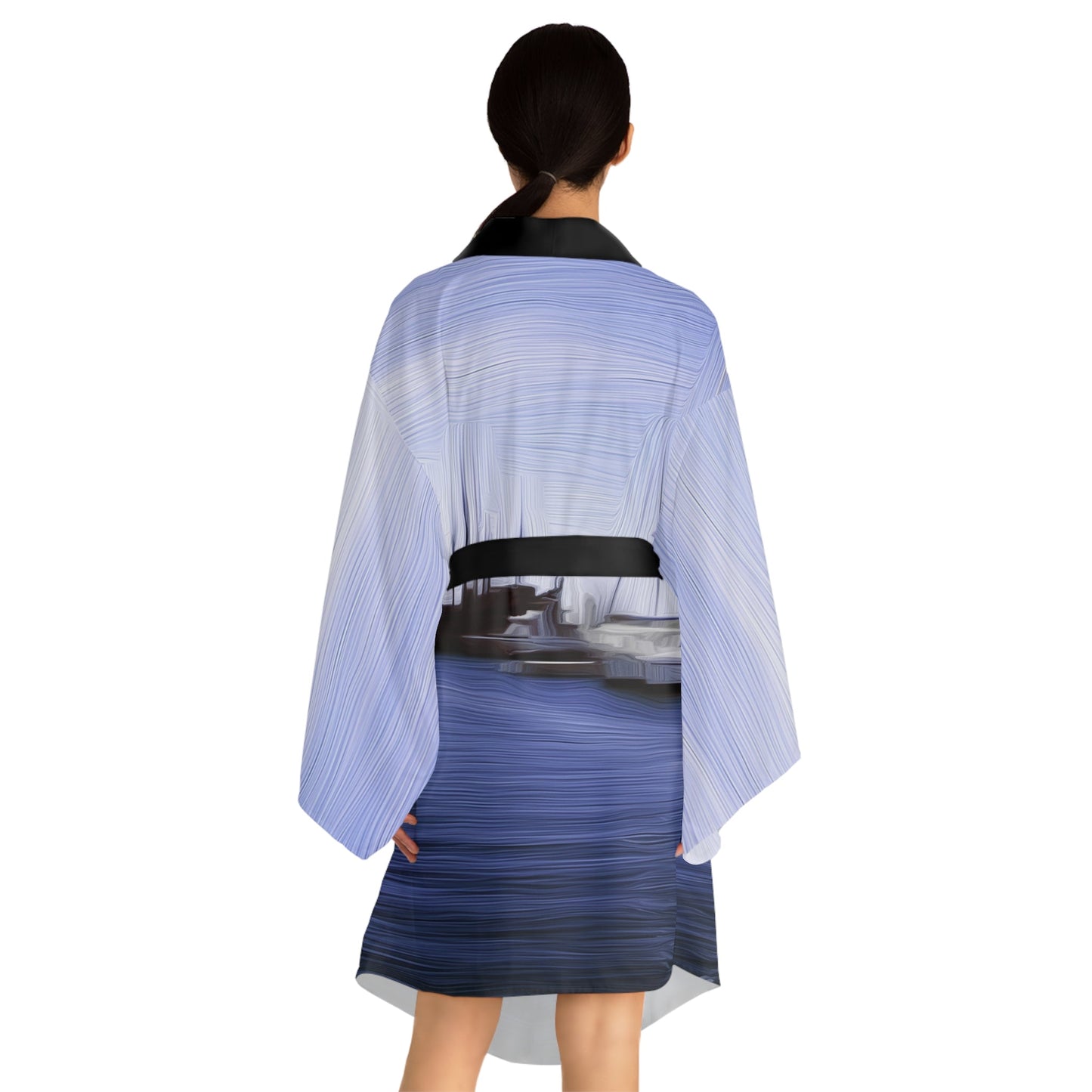 The Sleeping Yachts (at Afternoon) - Womens Kimono Robe