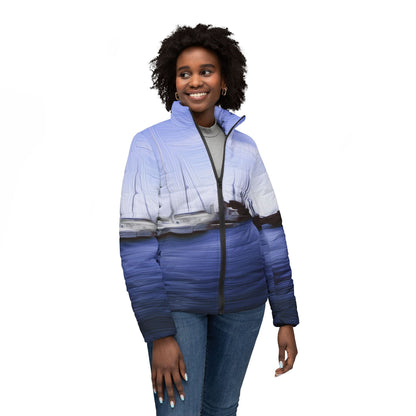 The Sleeping Yachts (at Afternoon) - Womens Puffer Jacket