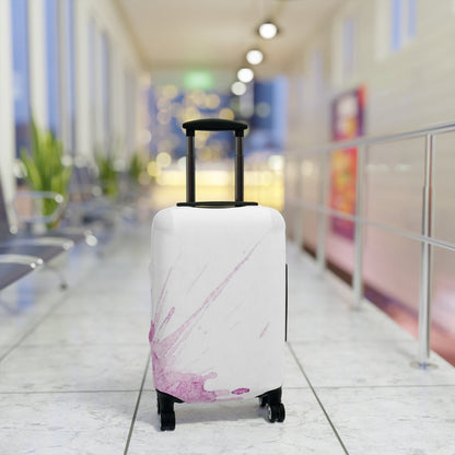 Watercolour Pink Splash – Protective Suitcase Cover