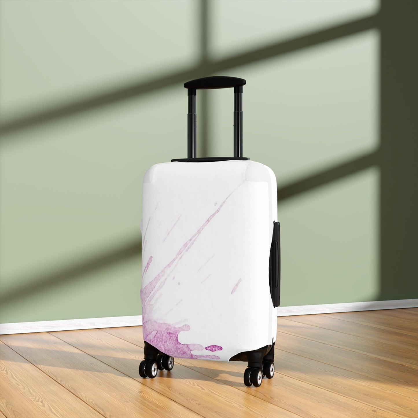 Watercolour Pink Splash – Protective Suitcase Cover