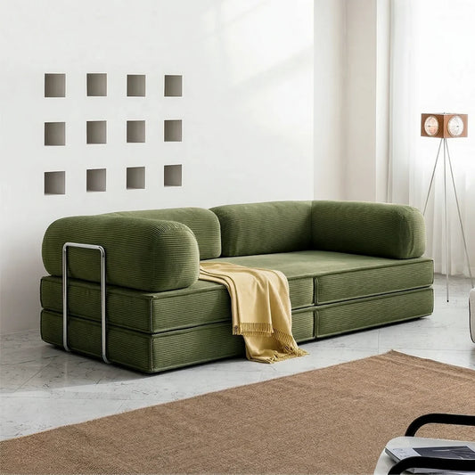 Van Buren Foldable Lazy Sofa Bed, Corduroy