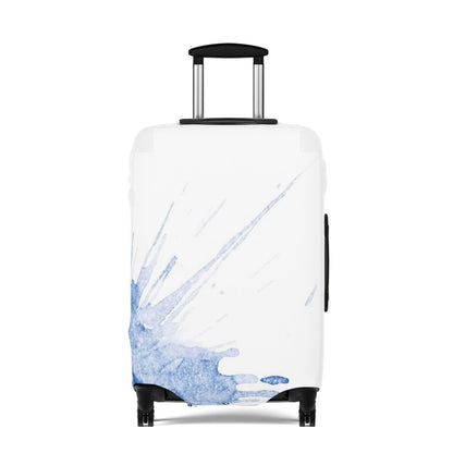 Watercolour Blue Splash – Protective Suitcase Cover