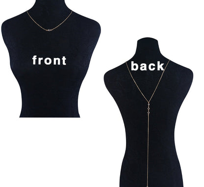 Crystal Pendant Body Necklace
