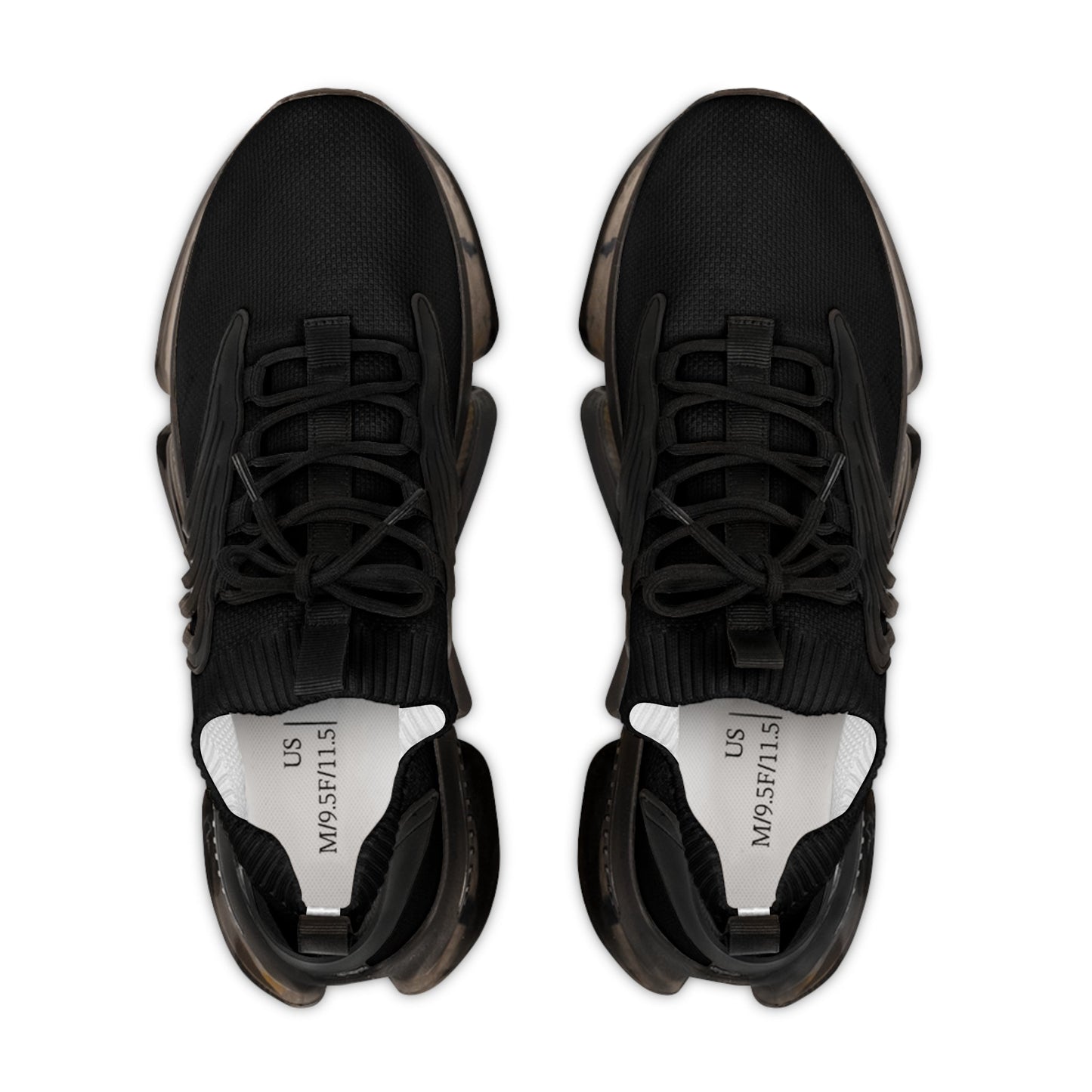 iSAW Mens Black Street Sneakers