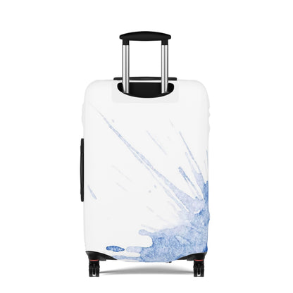 Watercolour Blue Splash – Protective Suitcase Cover