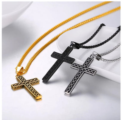 Vintage Cross Chain Necklace