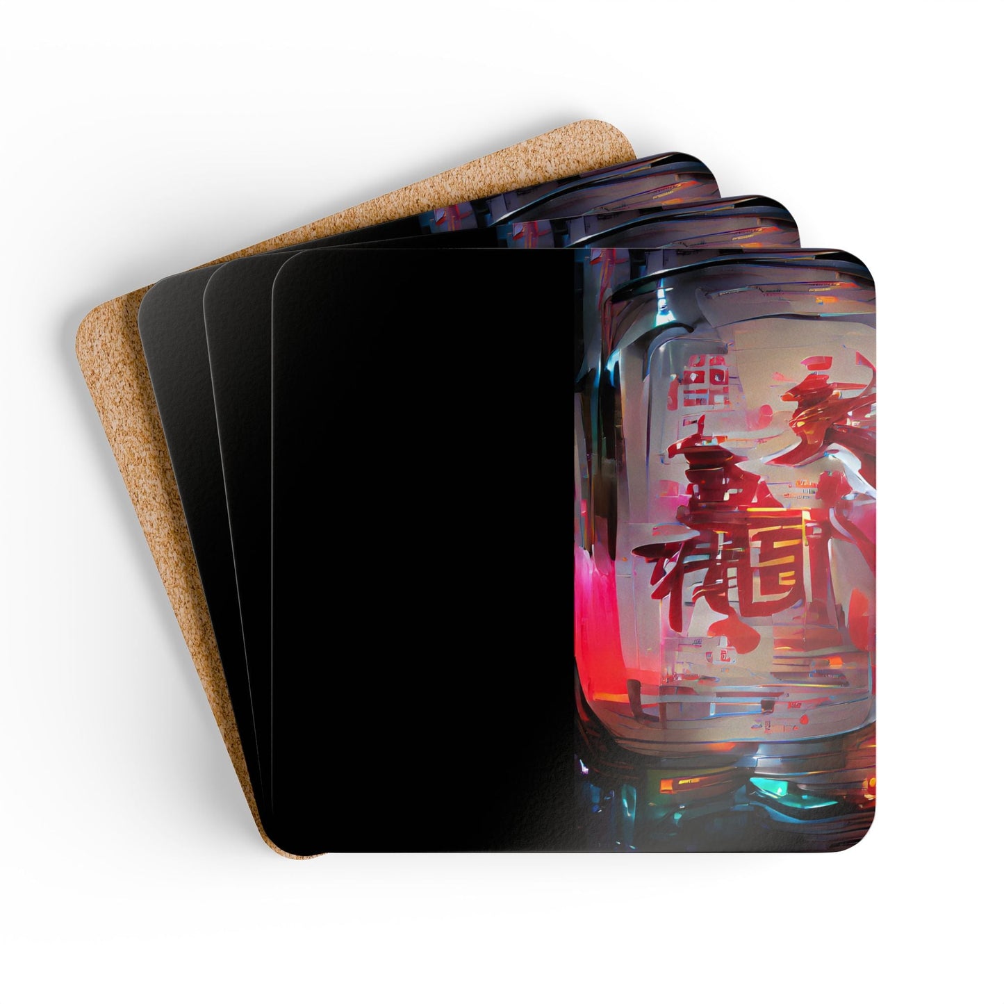 Half Black Half Báijiǔ - Coaster Set