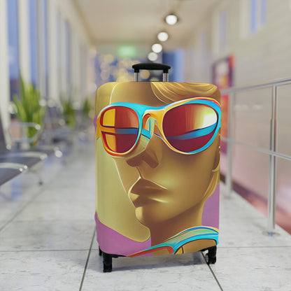 Retro Cool Pink – Protective Suitcase Cover