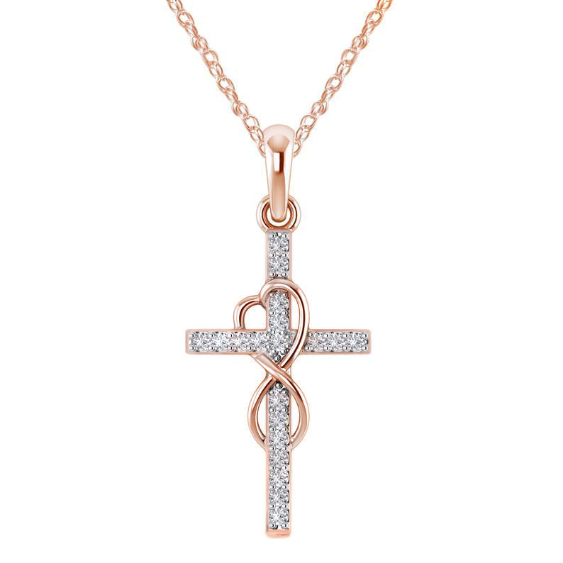 Infinity Cross Necklace