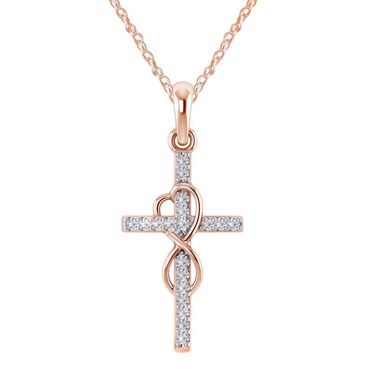 Infinity Cross Necklace