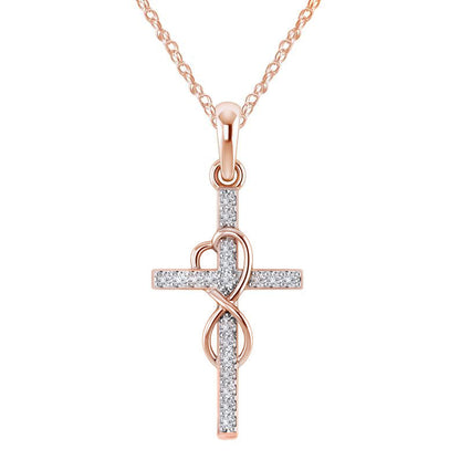 Infinity Cross Necklace