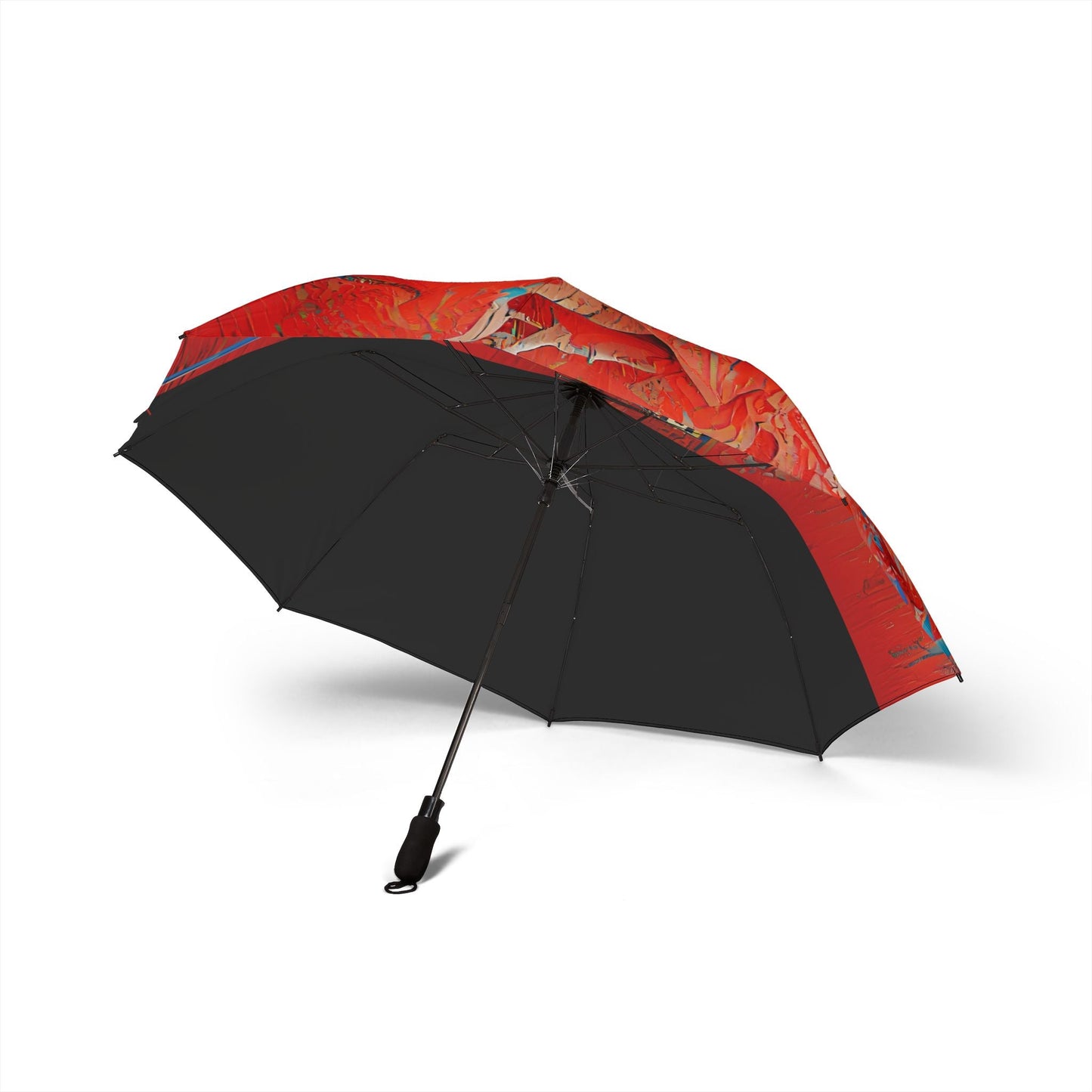 Half Black Half Hónghǎi - Windproof Umbrella