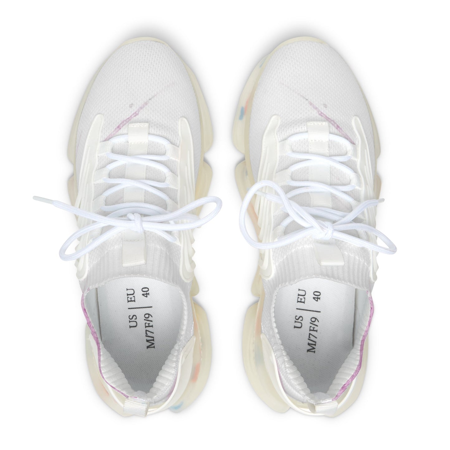 Watercolour Pink Splash - Womens Street Sneakers