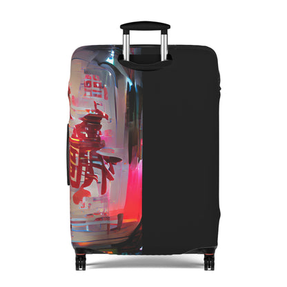 Half Black Half Báijiǔ – Protective Suitcase Cover
