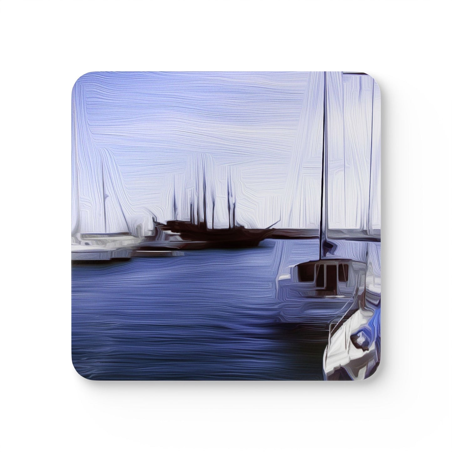 The Sleeping Yachts (at Afternoon) - Coaster Set