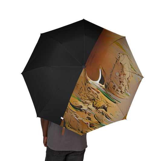 Half Black Half Gāolàng - Windproof Umbrella