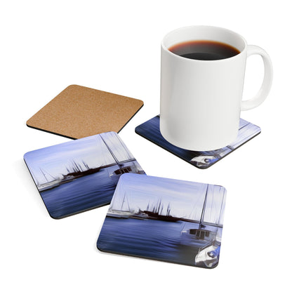 The Sleeping Yachts (at Afternoon) - Coaster Set