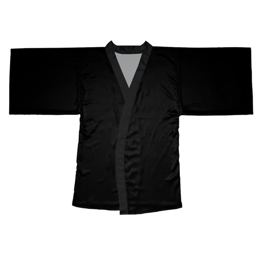 iSAW Womens Black Kimono Robe - iSAW Company