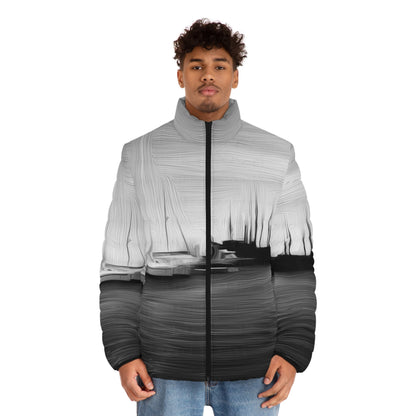The Sleeping Yachts (at Night) - Mens Puffer Jacket