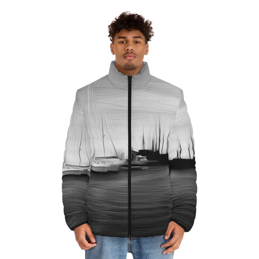 The Sleeping Yachts (at Night) - Mens Puffer Jacket