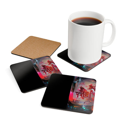 Half Black Half Báijiǔ - Coaster Set