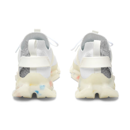Watercolour Grey Splash - Womens Street Sneakers